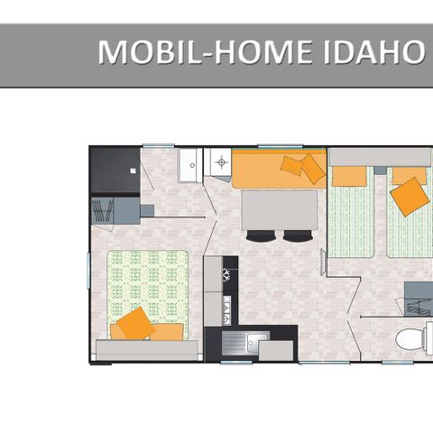 BUNGALOW 4 personnes - IDAHO STANDARD