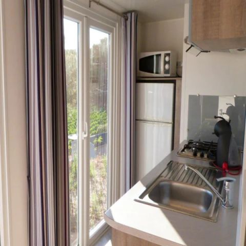 BUNGALOW 6 personnes - Mobil Home Aqua 3ch 6 pers  Terrasse Semi-couverte Clim TV