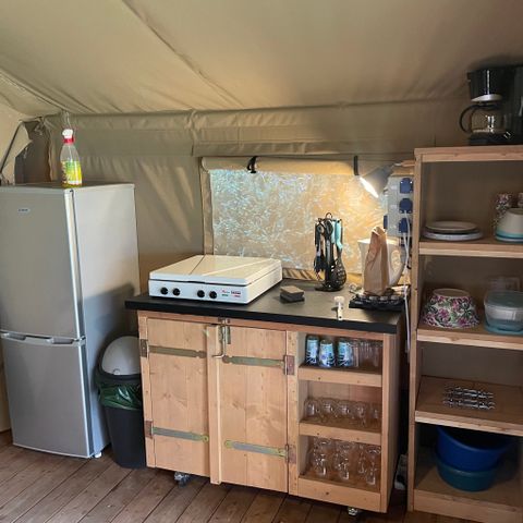 TENTE TOILE ET BOIS 6 personnes