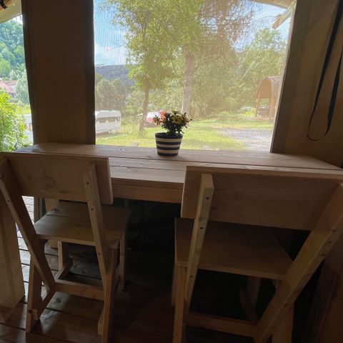 TENTE TOILE ET BOIS 2 personnes