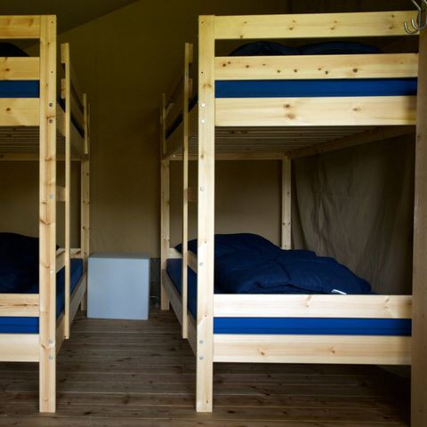 Tente en toile et en bois 6 personnes