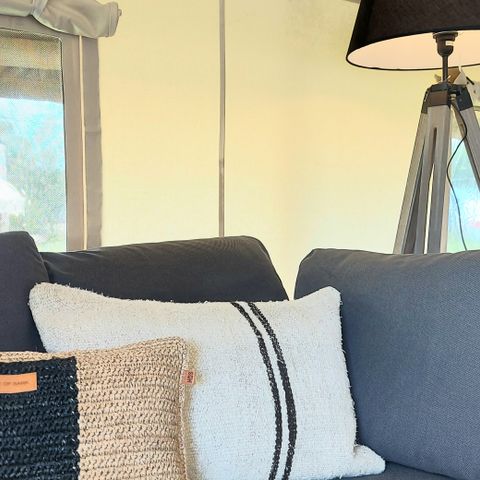 Tente en toile et en bois 6 personnes - Tente safari