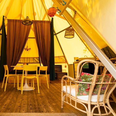 Hébergement 4 personnes - Tipi Jippi Tipi