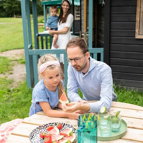 BUNGALOW TOILÉ 6 personnes - Tente bungalow Gîte forestier