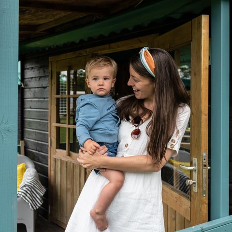 BUNGALOW TOILÉ 6 personnes - Tente bungalow Gîte forestier