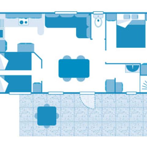 BUNGALOW 4 personnes - Cottage Savannah 4p 2ch ****