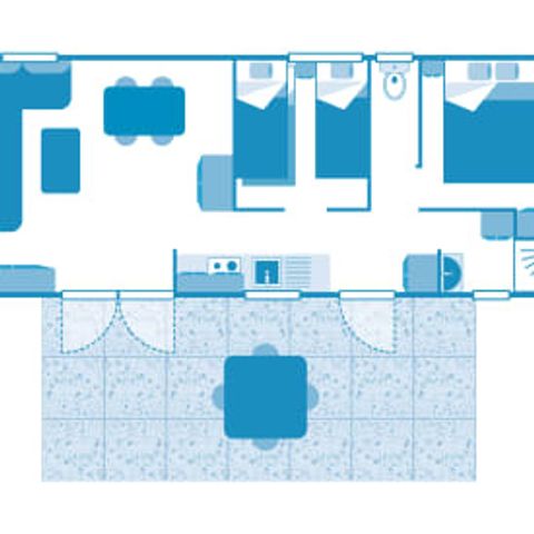 BUNGALOW 5 personnes - Cottage 5p 2ch ****