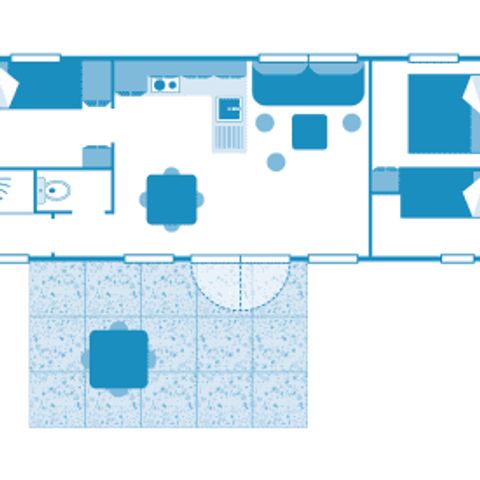 BUNGALOW 6 personnes - Cottage Jardenne 6p 3ch ****