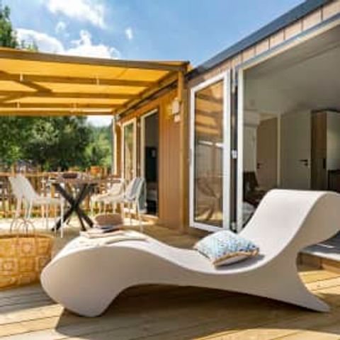 Mobilhome 4 personnes - Cottage Cocoon 4p 2ch 2SdB clim Premium