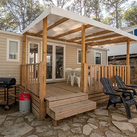 BUNGALOW 2 personnes - Comfort | 1 Ch. | 2 Pers. | Terrasse surélevée | Sans SDB