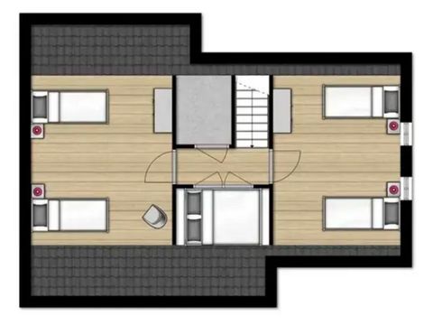 BUNGALOW 4 personnes - Esdorp avec un lit de camp | 4+2 personnes