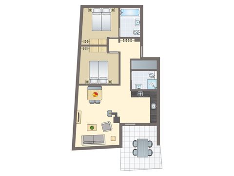 APPARTEMENT 4 personnes - Appartement de vacances pour 4 personnes