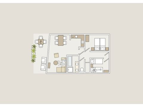 Appartement 4 personnes - Moyen
