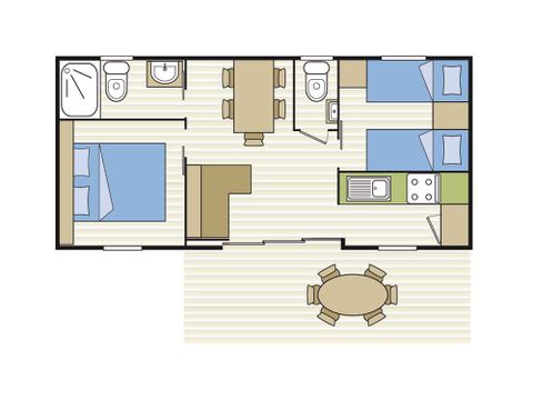 BUNGALOW 7 personnes - HELIOS