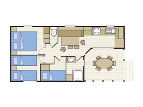 BUNGALOW 6 personnes - NEPTUNE
