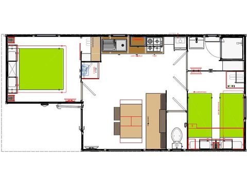 BUNGALOW 4 personnes - Bornéo