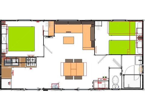 BUNGALOW 4 personnes - Macao