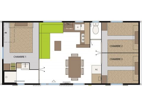 BUNGALOW 6 personnes - Seychelles
