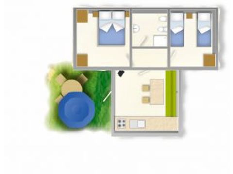 BUNGALOW 5 personnes - BAIA LUX