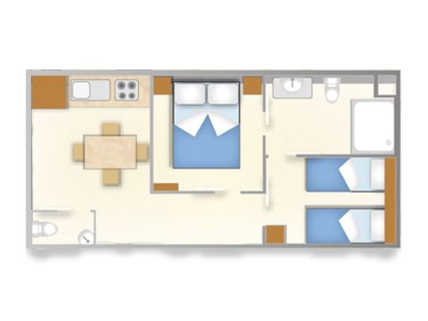 BUNGALOW 4 personnes - Baia Relax New