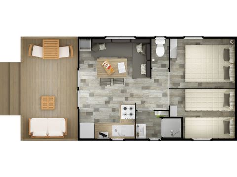 BUNGALOW 5 personnes - Panama - CLIM