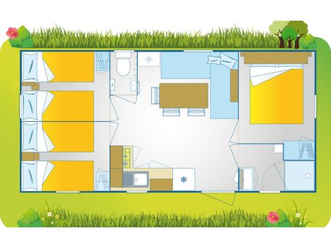 BUNGALOW 7 personnes - Happy Premium Suite