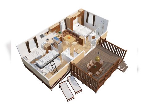 BUNGALOW 6 personnes - SUNLODGE ASPEN