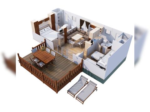 BUNGALOW 5 personnes - SUNLODGE REDWOOD