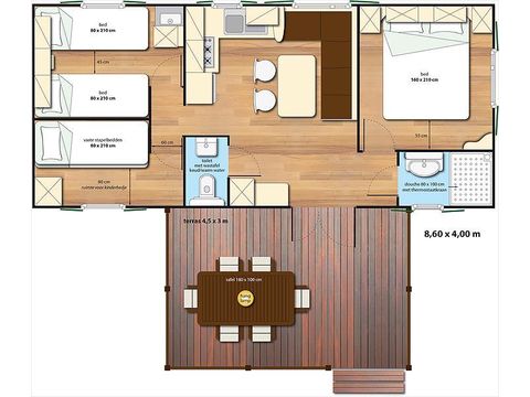 Mobilhome 6 personnes - Aspen