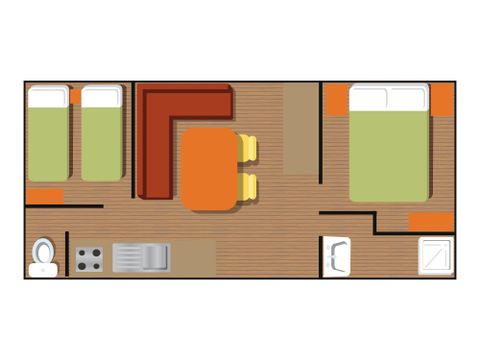 BUNGALOW 4 personnes - MERCURE