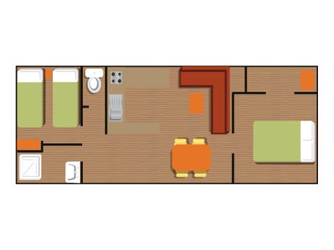 BUNGALOW 4 personnes - O'HARA 914