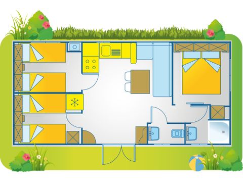 BUNGALOW 7 personnes - Happy Plus