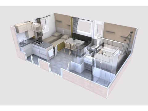 BUNGALOW 4 personnes - FAMILY LUXE 24m2