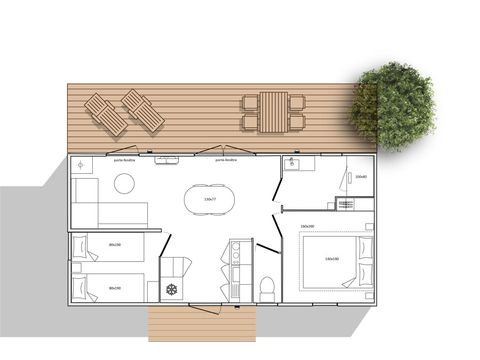 BUNGALOW 5 personnes - Ciela Privilège - 2 chambres