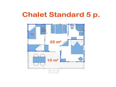 CHALET 6 personnes - Melià (Standard)