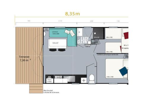 BUNGALOW 5 personnes - Loggia Bay