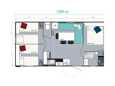 BUNGALOW 6 personnes - Happy
