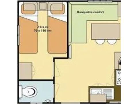 BUNGALOW 4 personnes - COTTAGE MODESTY