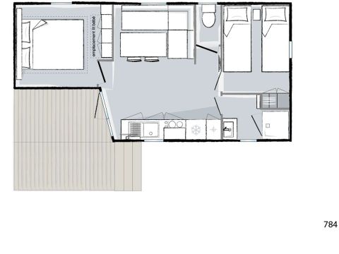 BUNGALOW 4 personnes - CELTIK