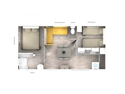 BUNGALOW 5 personnes - 2 chambres