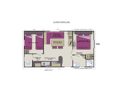 BUNGALOW 5 personnes - Cottage Confort 28m2