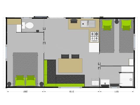BUNGALOW 6 personnes - Ibiza