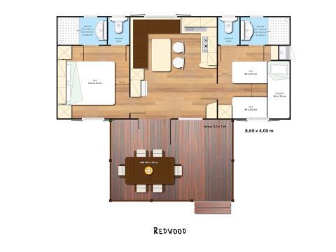 BUNGALOW 5 personnes - Cosy Plus