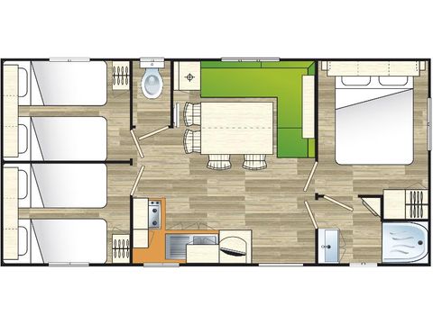 BUNGALOW 6 personnes - FAMILY
