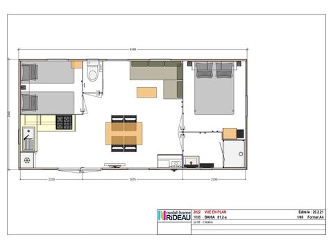 BUNGALOW 4 personnes - Ciela Privilège - 2 chambres - barbecue