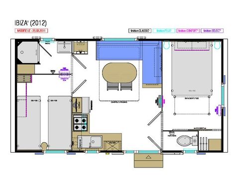 BUNGALOW 4 personnes - CONFORT+  27m²