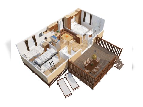 Mobilhome 6 personnes - SunLodge Aspen
