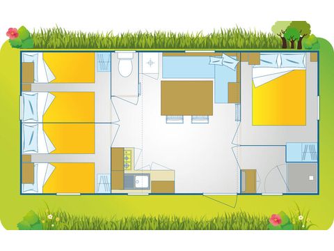 BUNGALOW 7 personnes - Happy Premium