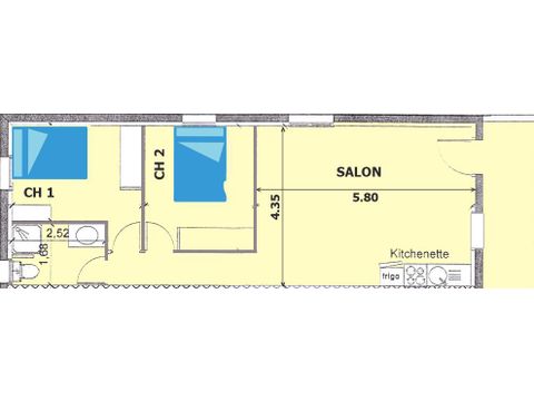 MAISON 6 personnes - Appartement 52m²