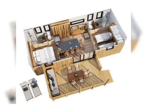 BUNGALOW 5 personnes - SUNLODGE CATALPA